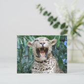 Leopard Briefkaart (Staand voorkant)
