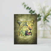 Leopard Briefkaart (Staand voorkant)