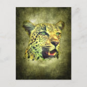 Leopard Briefkaart (Voorkant)