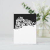 Leopard Briefkaart (Staand voorkant)