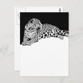 Leopard Briefkaart (Voorkant / Achterkant)