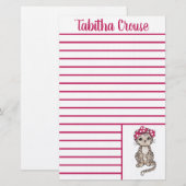Leopard Briefpapier (Voorkant / Achterkant)