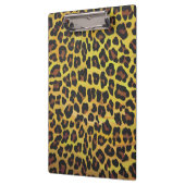 Leopard Brown and Yellow Print Klembord (Links)