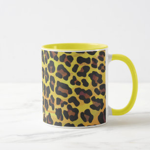 Leopard Brown and Yellow Print Mok