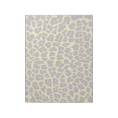 Leopard Brown and Yellow Print Notitieblok (Linkerzijde)
