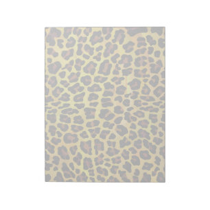 Leopard Brown and Yellow Print Notitieblok