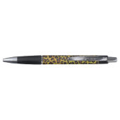 Leopard Brown and Yellow Print Pen (Achterkant)