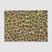 Leopard Brown and Yellow Print Tissuepapier (Voorkant)