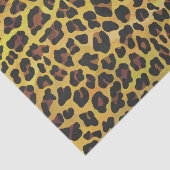 Leopard Brown and Yellow Print Tissuepapier (Detail)