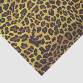 Leopard Brown and Yellow Print Tissuepapier (Detail)
