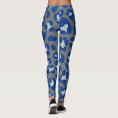 Leopard brown spuitkathetah patroon Legging (Achterkant)
