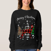 Leopard Buffalo Play English Pointer Dog Christma Trui (Voorkant)