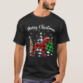 Leopard Buffalo Play Matching Weimaraner Christma T-shirt (Voorkant)