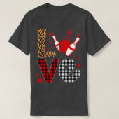 Leopard Buffalo Pset Bowling Player Funny Valenti T-shirt (Design voorkant)