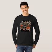Leopard Bull Skull I run the Rodeo Desert Cactus T-shirt (Voorkant volledig)