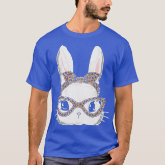 Leopard Bunny Face Paasdag 2 T-shirt