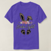 Leopard Bunny Medical Assistant Happy Paaster Day  T-shirt (Design voorkant)