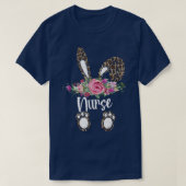 Leopard Bunny Neurse Pasen Pasen Easter T-shirt (Design voorkant)