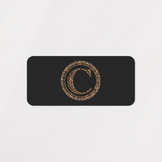 Leopard C Labels (Design 2)