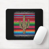 Leopard Cactus Mexican Serape Cinco de Mayo Women Muismat (Met muis)