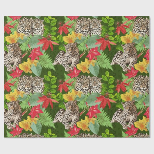 Leopard Cadeaupapier (Vlak)