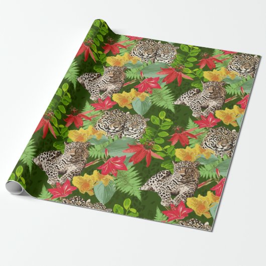Leopard Cadeaupapier (Uitgerold)