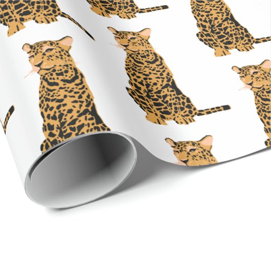 Leopard Cadeaupapier (Rol Hoek)