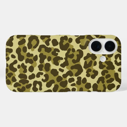 Leopard Camo Green Case-Mate iPhone Case (Achterkant (horizontaal))
