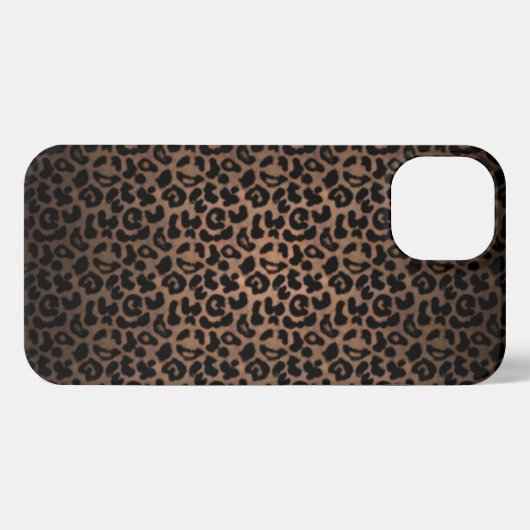 Leopard Camo iPhone Case Hoesje (Achterkant horizontaal)
