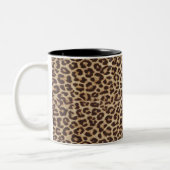 Leopard Caneca Tweekleurige Koffiemok (Links)
