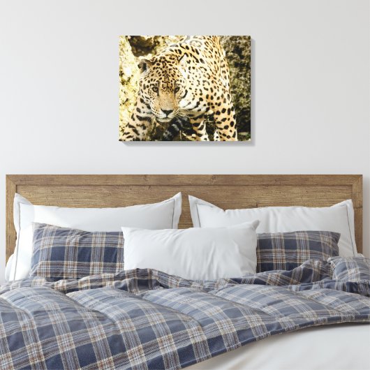 Leopard Canvas Afdruk (Insitu (Slaapkamer))