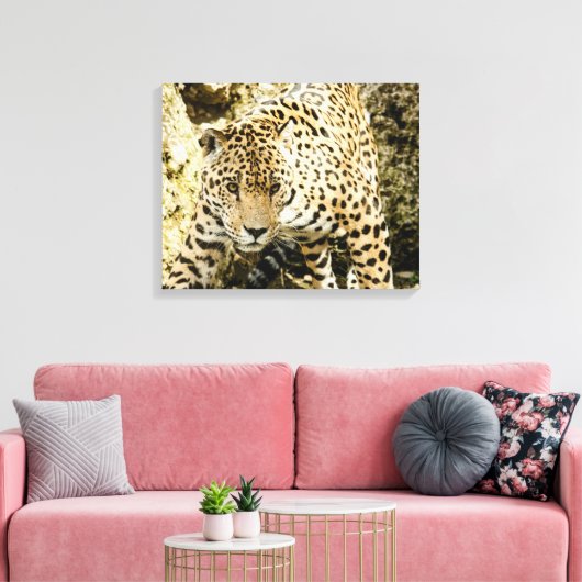 Leopard Canvas Afdruk (Insitu (Woonkamer))