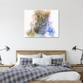 Leopard Canvas Afdruk (Insitu (Slaapkamer))