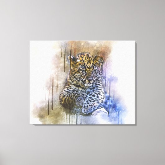 Leopard Canvas Afdruk (Voorkant)