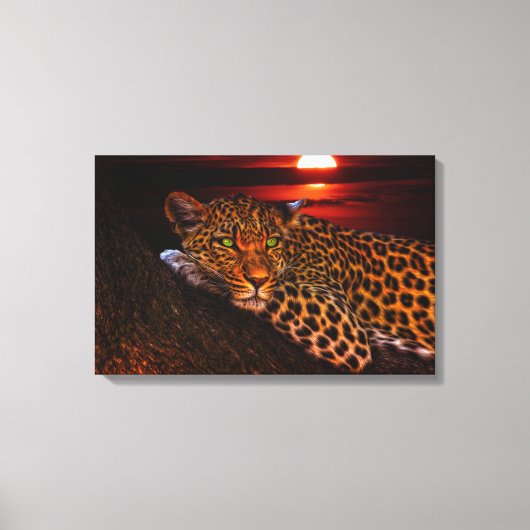 Leopard Canvas Afdruk (Voorkant)