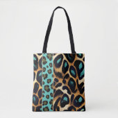 LEOPARD - Canvas tas, boodschappentas Tote Bag (Voorkant)