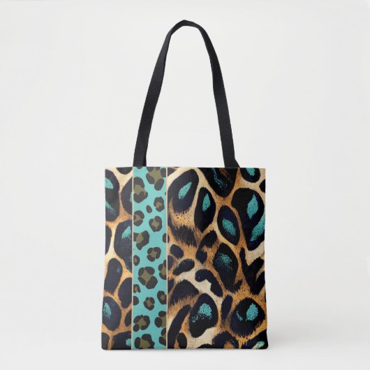 LEOPARD - Canvas tas, boodschappentas Tote Bag (Voorkant)