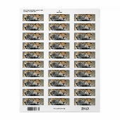 Leopard Cat Mailing Labels (Full Sheet)