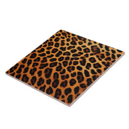 Leopard Cat Popular Animal Print Collectie Tegeltje