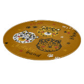 Leopard Cat: Schattige T - shirts tekening Snijplank (Hoek)