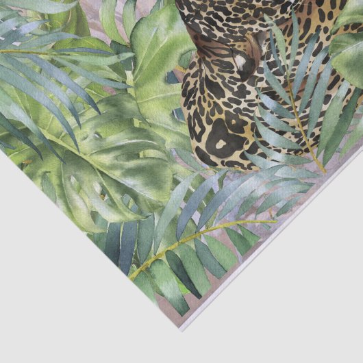 Leopard Cat Tissuepapier (Detail)