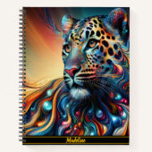 Leopard Charm: Majestic Oerwoud Escape Notitieboek (Voorkant)