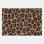 Leopard Cheetah Animal Fur Print Patroon Inpakpapier Vel (Voorkant)