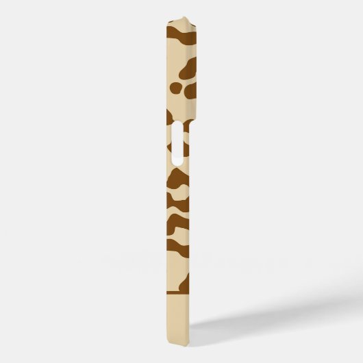 Leopard Cheetah Animal Print Aangepaste Cursieve N Case-Mate iPhone Case (Achterkant / Rechts)