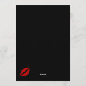 Leopard Cheetah Animal Print Cherry Bridal Shower Kaart (Achterkant)