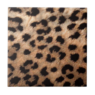 Leopard Cheetah Animal Print Girly Modern Trendy Tegeltje