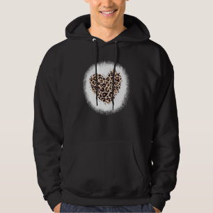 Leopard Cheetah Animal Print Hart Hoodie