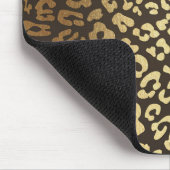 Leopard Cheetah Animal Skin Print Modern Glam Gold Muismat (Hoek)