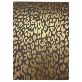 Leopard Cheetah Animal Skin Print Modern Glam Klembord (Achterkant)