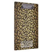 Leopard Cheetah Animal Skin Print Modern Glam Klembord (Rechts)